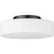 Toli LED 12 inch Matte Black Flush Mount Ceiling Light